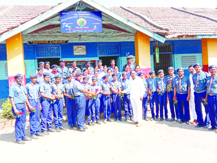 ಸ್ಕೌಟ್-ಗೈಡ್: ರಾಜ್ಯ ಮಟ್ಟಕ್ಕೆ ಆಯ್ಕೆಯಾದ ವಿದ್ಯಾರ್ಥಿಗಳಿಗೆ ಸನ್ಮಾನ